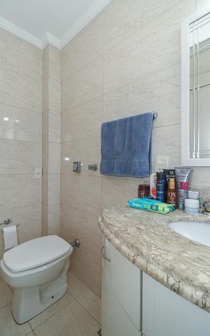 Apartamento à venda com 117m², 3 quartos e 2 vagasBanheiro da Suíte