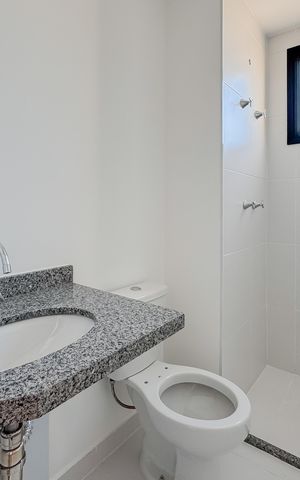Apartamento à venda com 70m², 3 quartos e 1 vagaBanheiro da Suíte