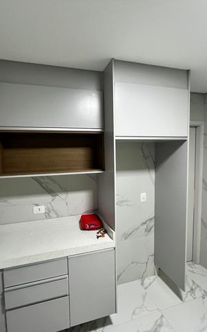 Casa de condomínio à venda com 124m², 3 quartos e 2 vagasCozinha
