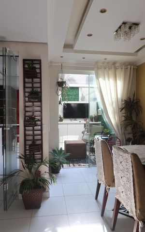 Casa de condomínio à venda com 80m², 2 quartos e 2 vagasCozinha