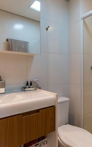 Apartamento à venda com 70m², 2 quartos e 1 vaga Apartamento à venda com 70m², 2 quartos e 1 vagaBanheiro da Suíte