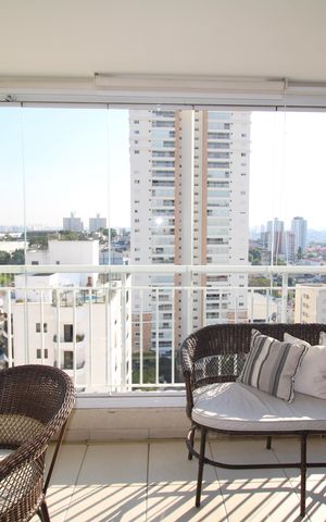 Apartamento para alugar com 80m², 3 quartos e 1 vagaVaranda