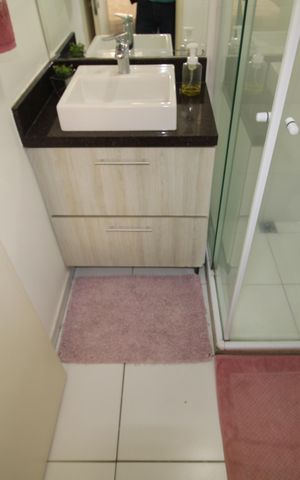 Apartamento para alugar com 80m², 3 quartos e 1 vagaBanheiro da Suíte