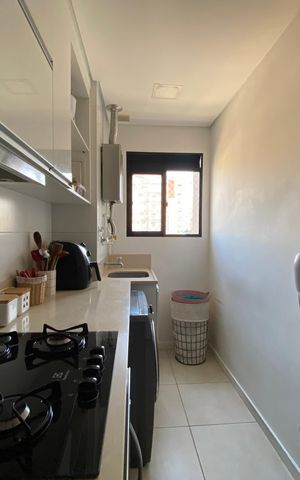 Apartamento à venda com 77m², 3 quartos e 1 vaga Apartamento à venda com 77m², 3 quartos e 1 vagaCozinha e Área de Serviço