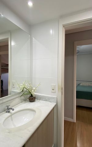 Apartamento à venda com 77m², 3 quartos e 1 vaga Apartamento à venda com 77m², 3 quartos e 1 vagaBanheiro
