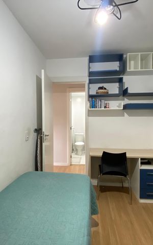 Apartamento à venda com 77m², 3 quartos e 1 vaga Apartamento à venda com 77m², 3 quartos e 1 vagaQuarto 2