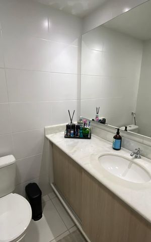 Apartamento à venda com 77m², 3 quartos e 1 vaga Apartamento à venda com 77m², 3 quartos e 1 vagaBanheiro