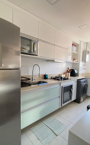 Apartamento à venda com 77m², 3 quartos e 1 vaga Apartamento à venda com 77m², 3 quartos e 1 vagaCozinha e Área de Serviço