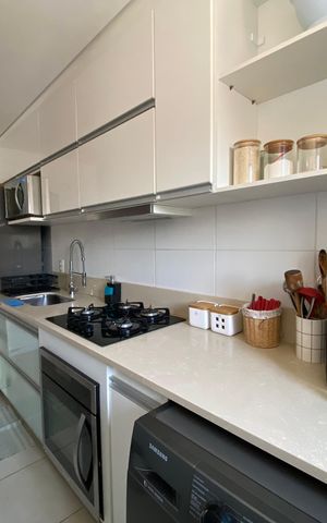 Apartamento à venda com 77m², 3 quartos e 1 vaga Apartamento à venda com 77m², 3 quartos e 1 vagaCozinha e Área de Serviço