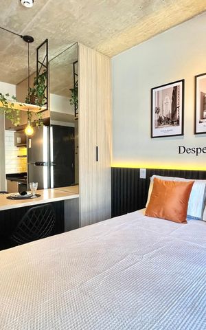 Studio para alugar com 27m², 1 quarto e sem vaga Studio para alugar com 27m², 1 quarto e sem vagaStudio