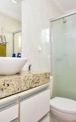 Apartamento para alugar com 97m², 3 quartos e 2 vagasBanheiro da Suíte