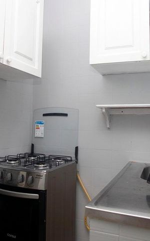 Studio à venda com 37m², 1 quarto e sem vagaCozinha + Área de Serviço