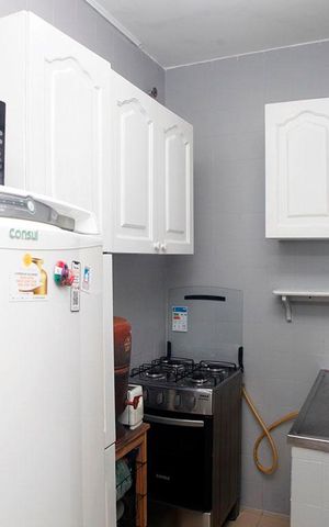 Studio à venda com 37m², 1 quarto e sem vagaCozinha + Área de Serviço