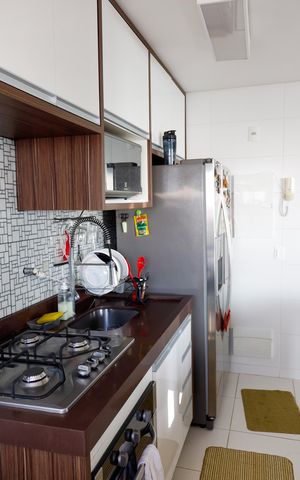 Apartamento para alugar com 120m², 2 quartos e 2 vagas Apartamento para alugar com 120m², 2 quartos e 2 vagasCozinha