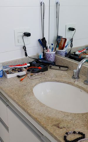 Apartamento para alugar com 120m², 2 quartos e 2 vagas Apartamento para alugar com 120m², 2 quartos e 2 vagasBanheiro da Suíte 2