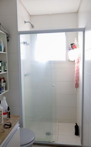 Apartamento para alugar com 120m², 2 quartos e 2 vagas Apartamento para alugar com 120m², 2 quartos e 2 vagasBanheiro da Suíte 2