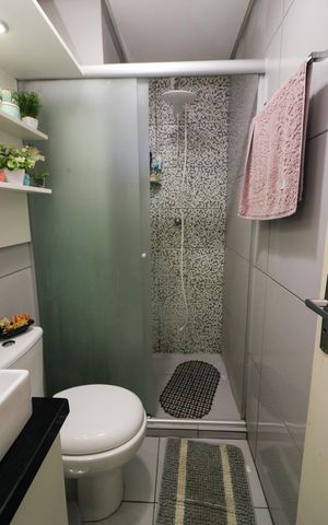 Studio à venda com 28m², 1 quarto e sem vaga Studio à venda com 28m², 1 quarto e sem vagaBanheiro