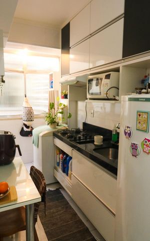 Studio à venda com 28m², 1 quarto e sem vaga Studio à venda com 28m², 1 quarto e sem vagaCozinha e Área de Serviço