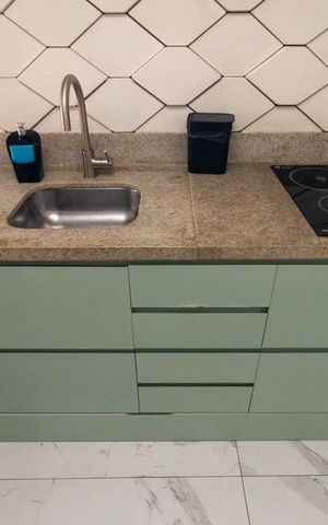 Studio à venda com 37m², 1 quarto e sem vaga Studio à venda com 37m², 1 quarto e sem vagaCozinha