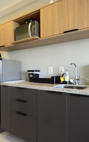 Studio à venda com 30m², 1 quarto e sem vagaCozinha