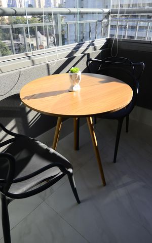 Studio à venda com 30m², 1 quarto e sem vagaVaranda