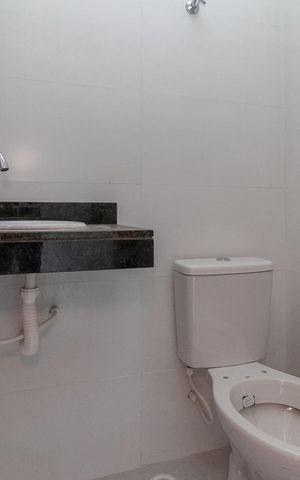 Casa de condomínio à venda com 91m², 2 quartos e 1 vagaBanheiro Social