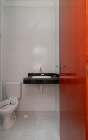 Casa de condomínio à venda com 91m², 2 quartos e 1 vagaBanheiro Social
