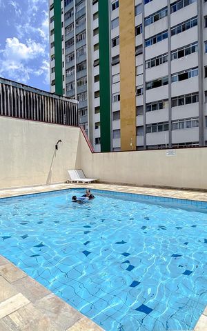 Apartamento à venda com 90m², 3 quartos e 2 vagasÁrea comum - Piscina