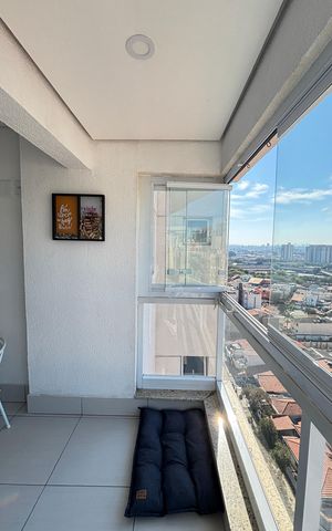 Apartamento à venda com 80m², 3 quartos e 2 vagas Apartamento à venda com 80m², 3 quartos e 2 vagasVaranda da Sala