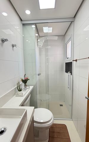 Apartamento à venda com 80m², 3 quartos e 2 vagas Apartamento à venda com 80m², 3 quartos e 2 vagasBanheiro Social