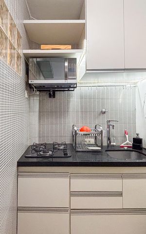 Apartamento à venda com 45m², 1 quarto e sem vaga Apartamento à venda com 45m², 1 quarto e sem vagaCozinha
