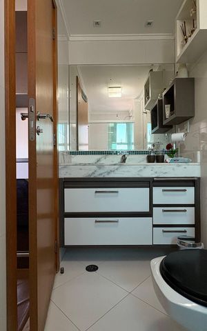 Apartamento à venda com 467m², 4 quartos e 3 vagasBanheiro da Suíte 1