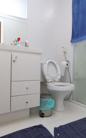 Apartamento à venda com 118m², 3 quartos e 2 vagasBanheiro da Suíte 2