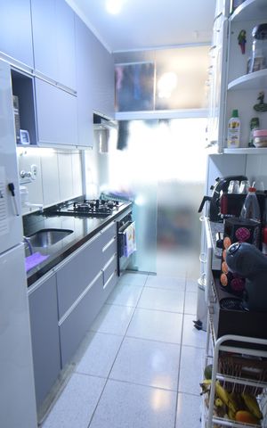Apartamento à venda com 55m², 2 quartos e 2 vagasCozinha