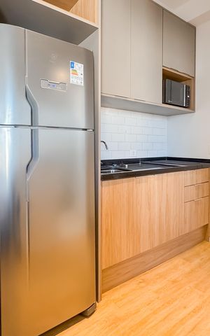 Studio à venda com 22m², 1 quarto e sem vagaCozinha