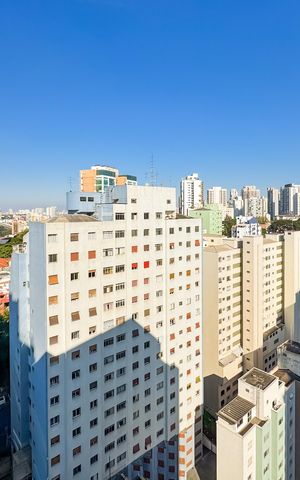 Studio à venda com 22m², 1 quarto e sem vagaVista da Sacada