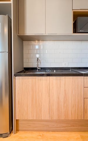 Studio à venda com 22m², 1 quarto e sem vagaCozinha