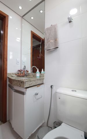 Apartamento para alugar com 65m², 3 quartos e 1 vagaBanheiro Social