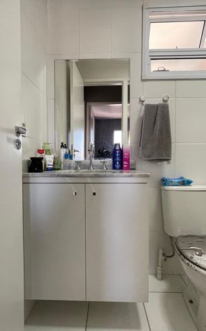Apartamento à venda com 62m², 2 quartos e 1 vaga Apartamento à venda com 62m², 2 quartos e 1 vagaBanheiro