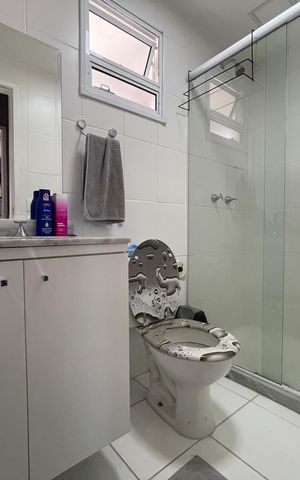 Apartamento à venda com 62m², 2 quartos e 1 vaga Apartamento à venda com 62m², 2 quartos e 1 vagaBanheiro
