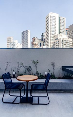 Studio à venda com 23m², 1 quarto e sem vagaÁrea comum - Área Externa