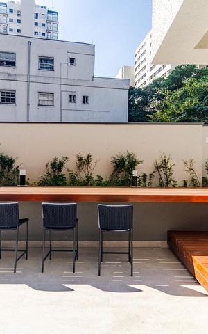 Studio à venda com 23m², 1 quarto e sem vagaÁrea comum - Área Externa