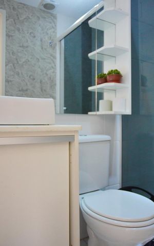 Apartamento para alugar com 50m², 2 quartos e 1 vagaBanheiro Social