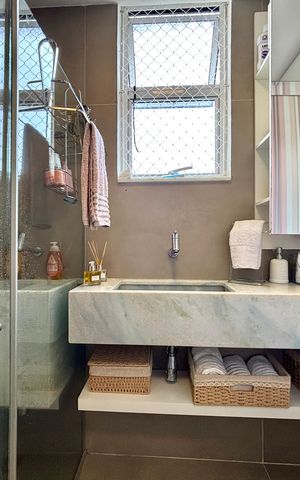 Apartamento para alugar com 27m², 1 quarto e sem vaga Apartamento para alugar com 27m², 1 quarto e sem vagaBanheiro