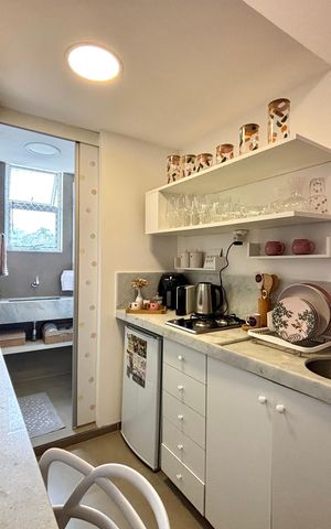 Apartamento para alugar com 27m², 1 quarto e sem vaga Apartamento para alugar com 27m², 1 quarto e sem vagaCozinha