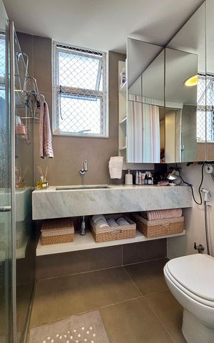 Apartamento para alugar com 27m², 1 quarto e sem vaga Apartamento para alugar com 27m², 1 quarto e sem vagaBanheiro