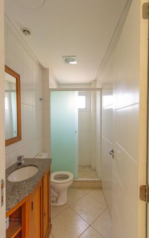Apartamento para alugar com 81m², 2 quartos e 1 vaga Apartamento para alugar com 81m², 2 quartos e 1 vagaBanheiro Social