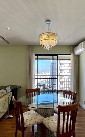Apartamento para alugar com 115m², 2 quartos e 2 vagas Apartamento para alugar com 115m², 2 quartos e 2 vagasSala de Jantar