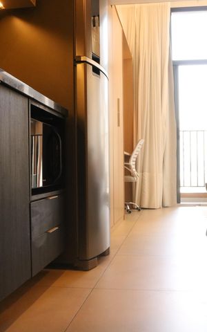 Studio à venda com 42m², 1 quarto e sem vagaCozinha