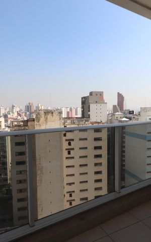 Studio à venda com 23m², 1 quarto e sem vagaVaranda 